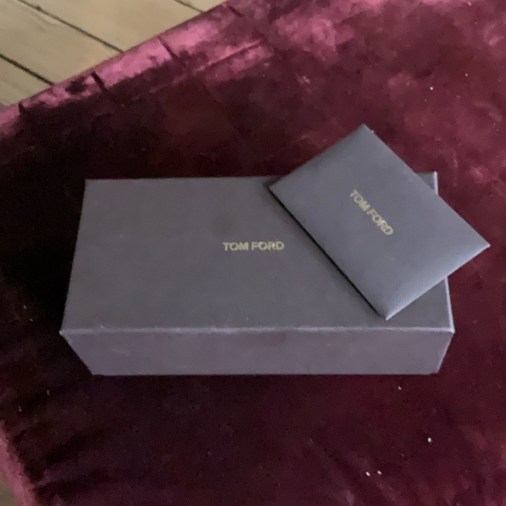 Tom Ford Elegant Black Glasses Case